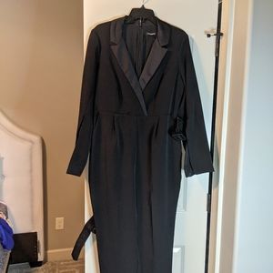 Tuxedo jumpsuit